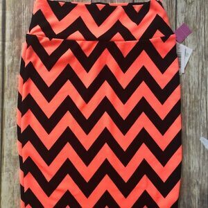 Lularoe neon Cassie Skirt 